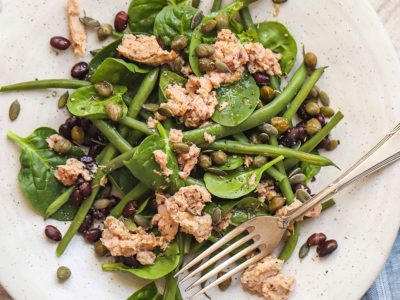 GREEN + BLACK BEAN TUNA SALAD