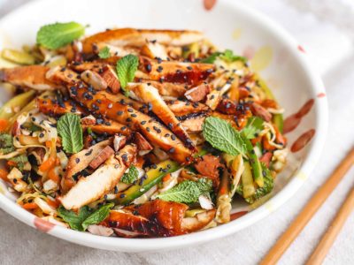 Sticky Chicken Asian Salad