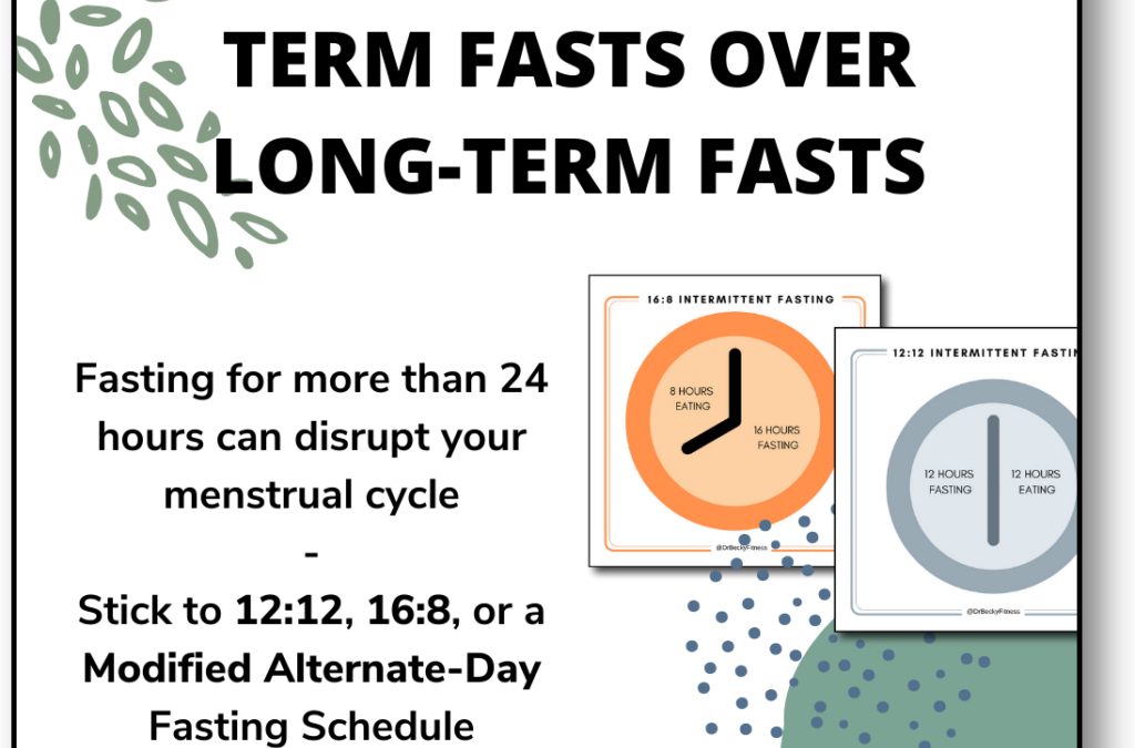 Fasting Schedules for Women in Their 20’s to 40’s